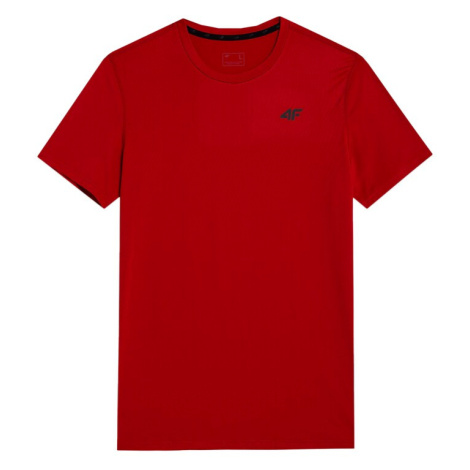 4F Funkčné tričko  červená / čierna