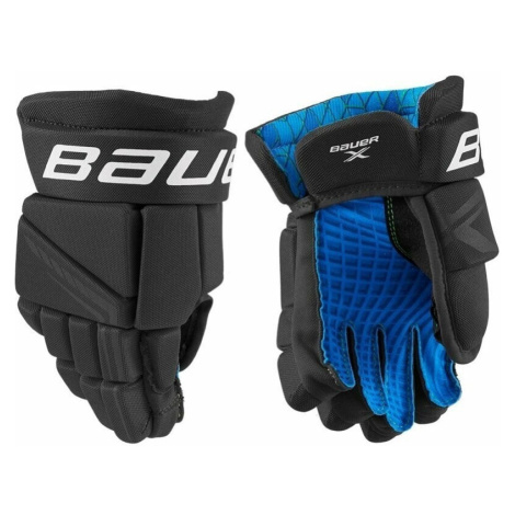 Bauer S21 X YTH Black/White Hokejové rukavice