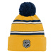 Nashville Predators detská zimná čiapka Jacquard Cuffed Knit With Pom