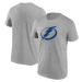 Tampa Bay Lightning pánske tričko Primary Logo Graphic Sport Gray Heather