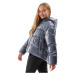 Dievčenská bunda 4F JUNIOR DOWN JACKET-JAW23TDJAF267-28S-SILVER