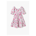 Koton Girl Pink Patterned Dress