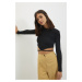 Dámsky crop top Trendyol Tie detailed