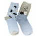 Modré ponožky LAZY set 2 páry