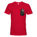 Pánské tričko Black and Tan Coonhound v kapsičce - kvalitní tisk a rychlé dodání
