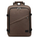 KONO ľahký kabínový business batoh EM2231M - hnedý - 29L