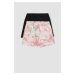 DEFACTO Girl's Printed 2-Piece Shorts