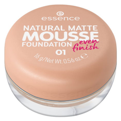 essence penový make-up NATURAL MATTE MOUSSE 01