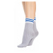 Fiore Player 80 Den Grey-Cobalt Dámské ponožky