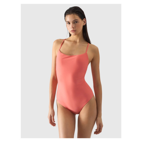 Women's 4F One-Piece Swimsuit - Salmon