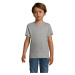 SOĽS Regent Fit Kids Detské tričko SL01183 Grey melange
