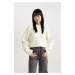 DEFACTO Cool Regular Fit Crew Neck Sweater