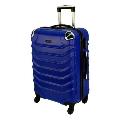 Modrý škrupinový cestovný kufor &quot;Premium&quot; - veľ.