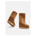 Vysoké zimné topánky MOON BOOT RESORT COL. MB ICON SUEDE EMBROIDERY-M008 COGNAC