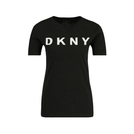 DKNY Tričko W3276CNA Čierna Regular Fit