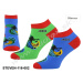 STEVEN Členkové ponožky Steven-116P-002 JX003-modrá