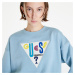 Mikina GUESS Go Gia Logo Crewneck Blue