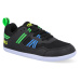 Barefoot detské tenisky Xero shoes - Prio Youth Black/Lime čierne