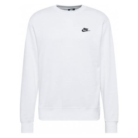 Nike Sportswear Mikina 'Club Fleece'  čierna / biela