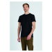 Tričko La Martina Man T-Shirt S/S Printed Jersey Čierna