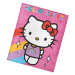 Carbotex Detská deka Hello Kitty Rainbow 130x160 cm