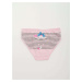 Pink panties for a girl with print