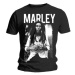 Bob Marley Tričko Logo Black/White