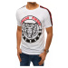 White men's T-shirt RX4427 with print