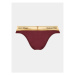 Calvin Klein Underwear Brazílske nohavičky 000QF7452E Bordová
