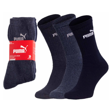 Pánske ponožky Puma Puma_3Pack_Socks_883296_04_Navy_Blue