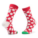 Happy Socks Ponožky Vysoké Unisex BDS01-4300 Červená