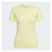 Dámske tréningové tričko HN9081 Žltá - Adidas Žlutá