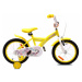 Olpran DEBBIE 16 Detský bicykel, žltá, veľkosť