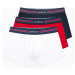 Ombre Classic fit men's boxer shorts with striped elastic band - 3 pack mix OM-UNBO