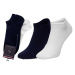 Ponožky Tommy Hilfiger 2Pack 342023001 White/Navy Blue