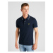 Lyle & Scott Tričko  tmavomodrá / žltá / biela