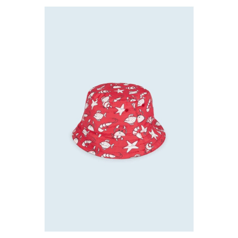 Detský obojstranný klobúk Mayoral červená farba