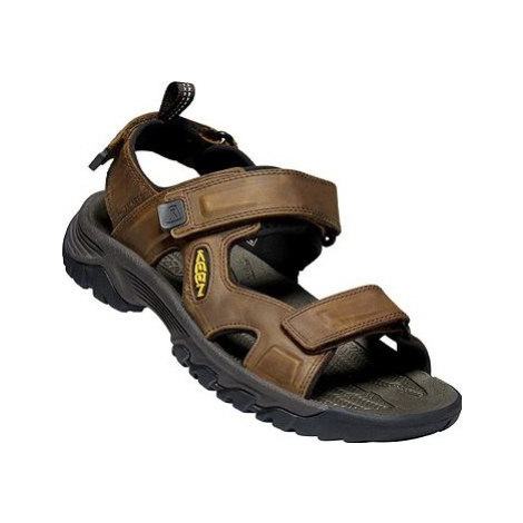 Keen Targhee Iii Open Toe Sandal Men Bison/Mulch hnedá