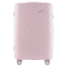 SVETLORUŽOVÝ KUFOR S TSA ZÁMKOM VEĽ. PRIMROSE DQ181-05 WINGS WHITE PINK - POLYPROPYLENE