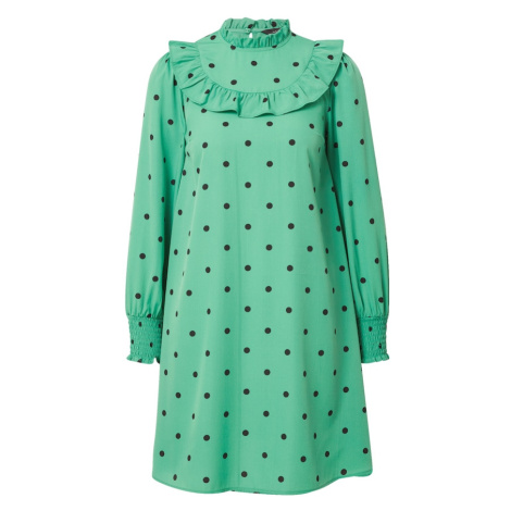 NEW LOOK Košeľové šaty  zelená / čierna