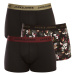 3PACK pánske boxerky Jack and Jones viacfarebné (12194284 - black)