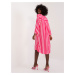 Fuchsia pink oversize striped dress SUBLEVEL