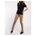 Ninety Percent Felix Stretch Tencel™ Vent Leggings BROWN KHAKI