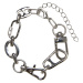 Bracelet with different clasps - silver color