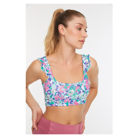 Trendyol Multicolor Frilly Support Sports Bra
