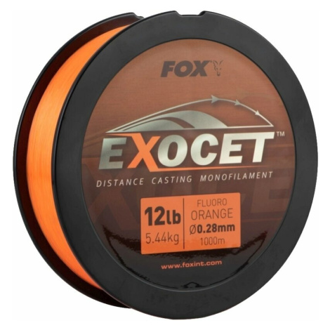 Fox Fishing Exocet Fluoro Mono Fluoro Orange 0,30 mm 6,5 kg 1000 m