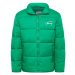 Tommy Jeans Zimná bunda  trávovo zelená / biela