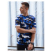 Men's blue camouflage T-shirt Dstreet