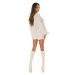 Sexy Musthave Oversized Chunky Knit Cardigan white Einheitsgroesse