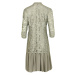 Dámske krajkované šaty s viazačkou a volánom - 0220M18 Glam